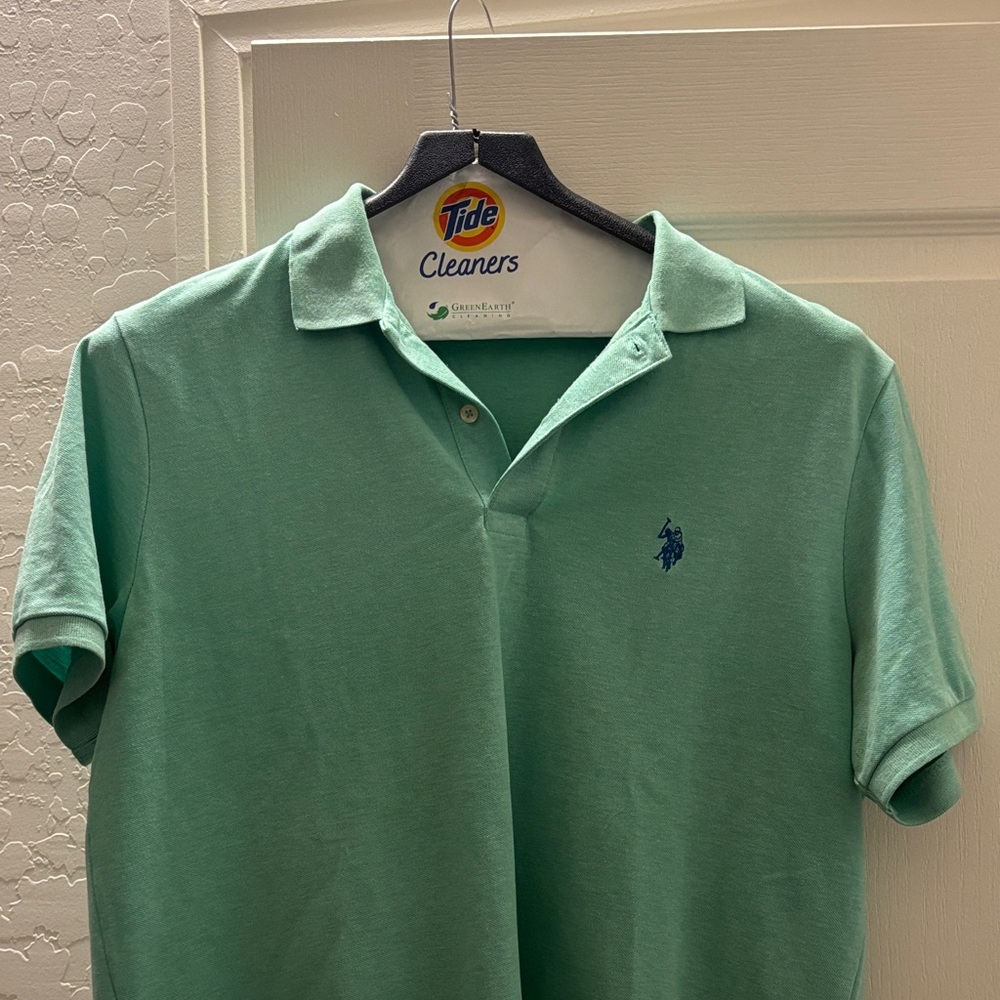 Polo by Ralph Lauren Men's Mint Green Polo Shirt